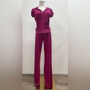 Vintage Juicy Couture terry cloth tracksuit set